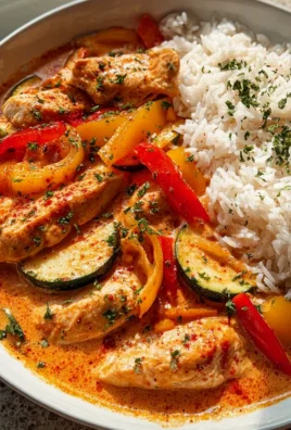 Cremiges Paprika Zucchini Hähnchen: Dein schnelles Lieblingsrezept!