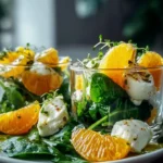 Feldsalat mit Orangen und Mozzarella – Frischer Genuss!