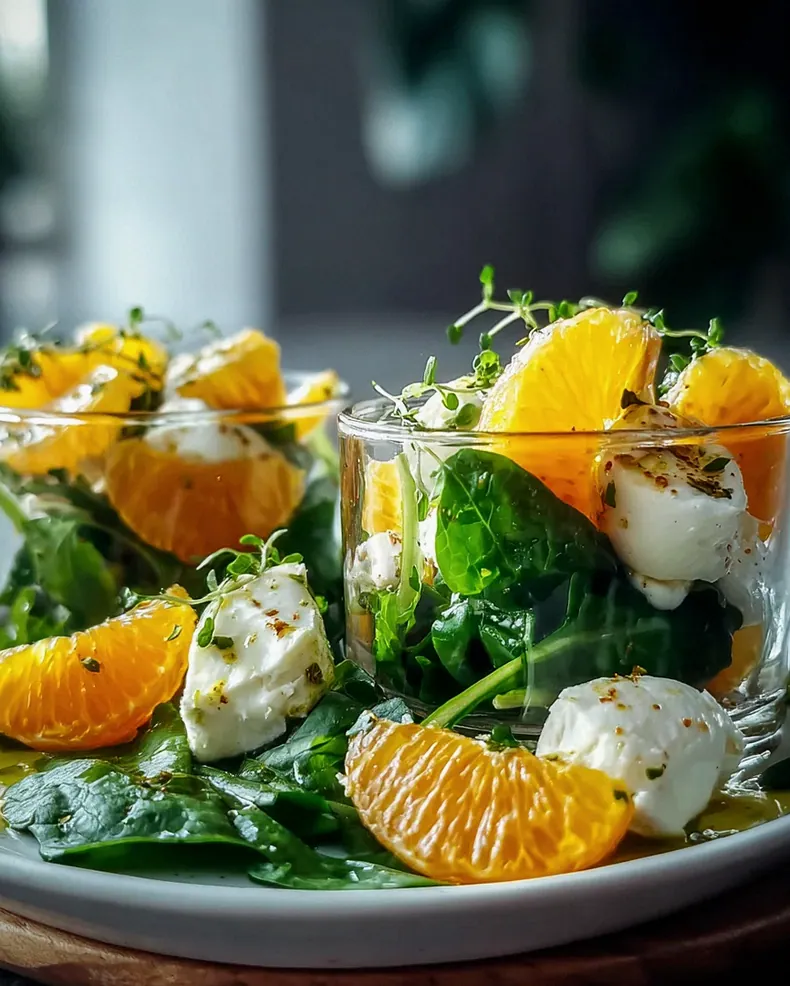Feldsalat mit Orangen und Mozzarella – Frischer Genuss!
