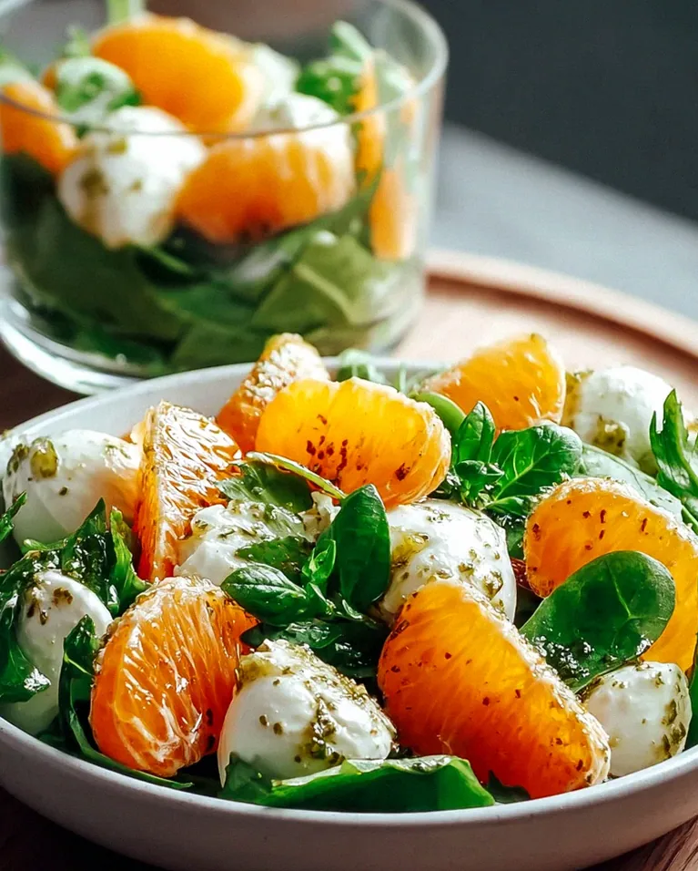 Feldsalat mit Orangen und Mozzarella – Frischer Genuss! – Schritt 2