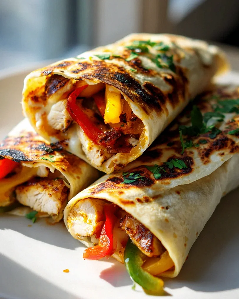 Gegrillte Hähnchen Wraps: Saftig mit Paprika & Käse! – Schritt 1
