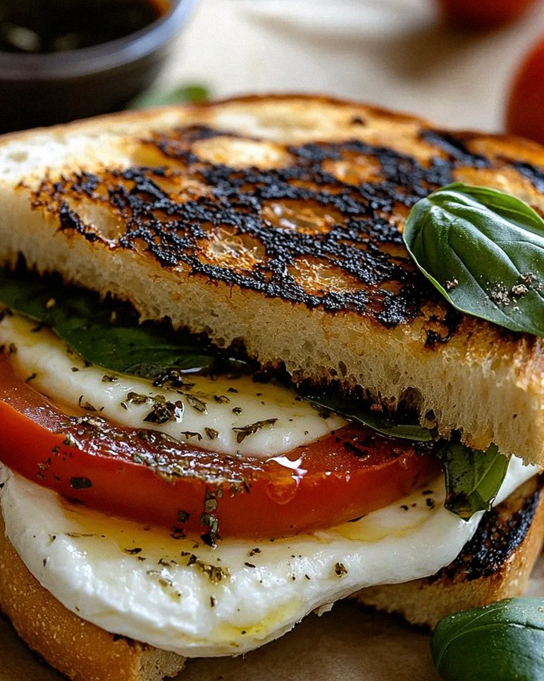 Gegrilltes Mozzarella-Sandwich – Schritt 2