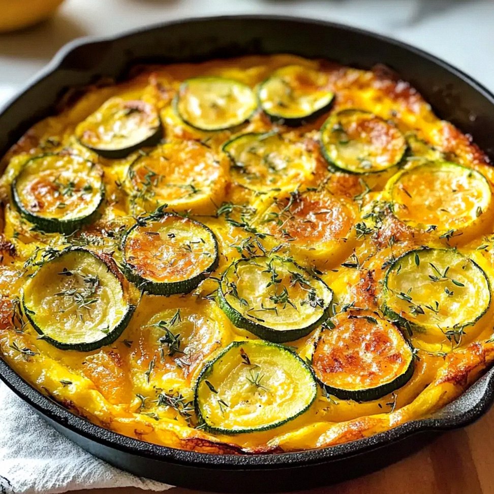 Gelbe Zucchini Frittata für jeden Anlass – Schritt 1