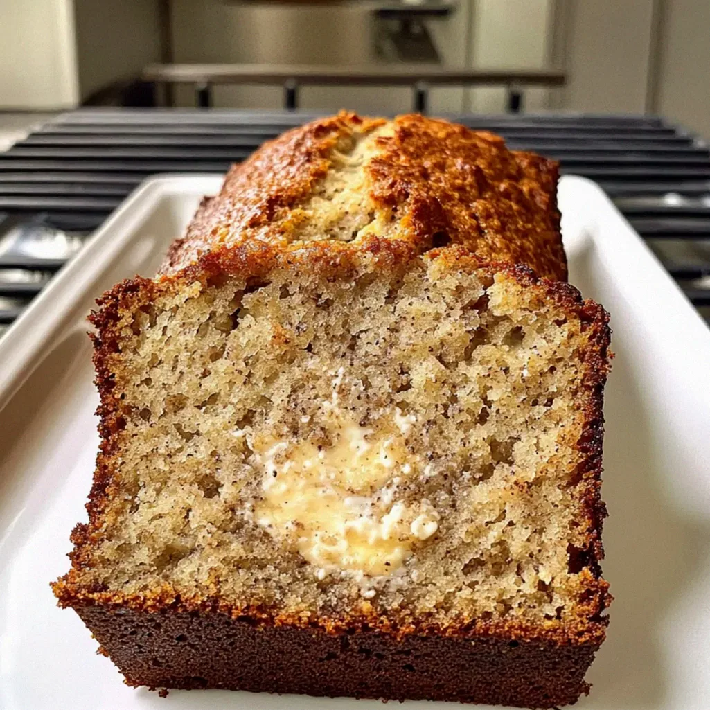 Hüttenkäse Bananenbrot für gesundes Naschen