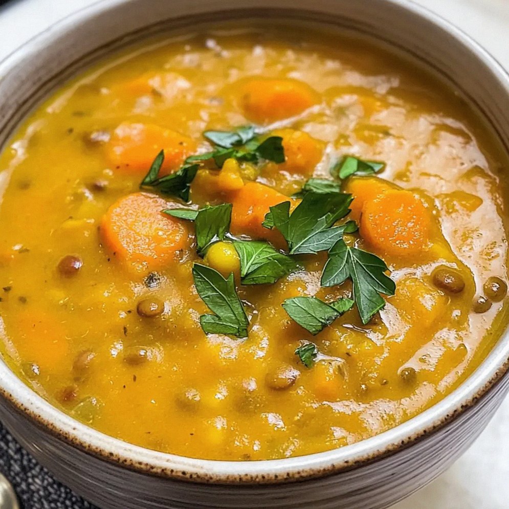 Karotten- und Linsensuppe für Herz und Seele