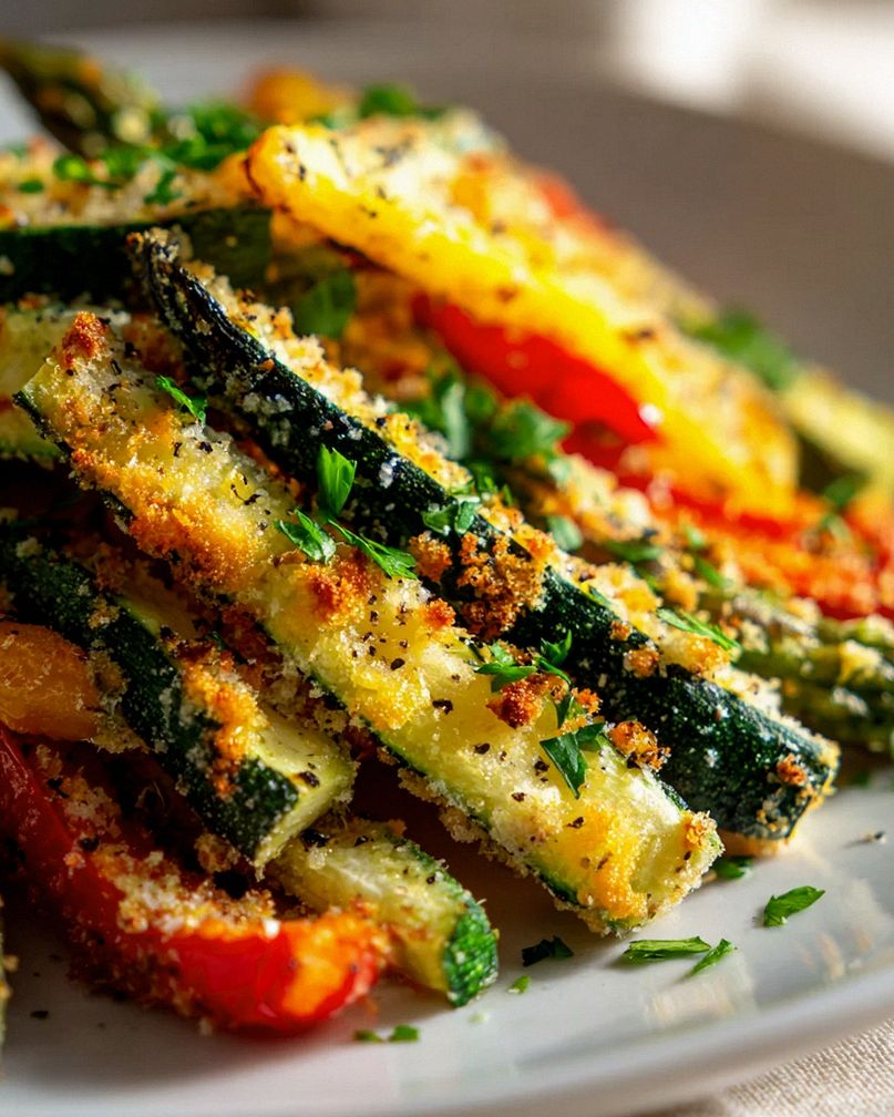 Knuspriges Parmesan-Gemüse: Einfach & unwiderstehlich lecker!