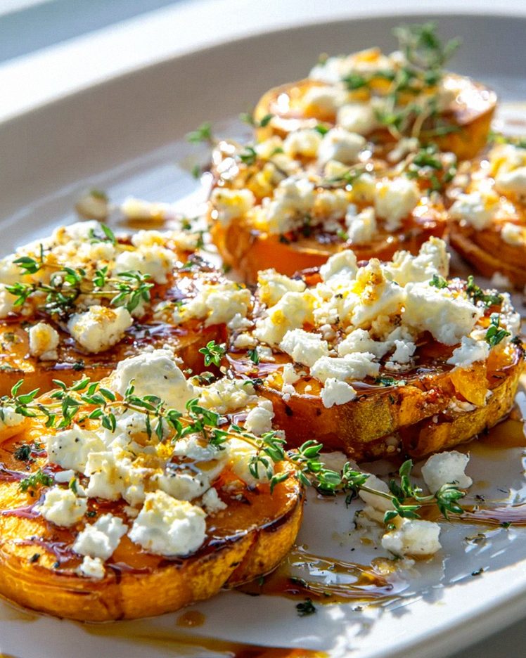 Köstliche Honig Feta Süßkartoffel Runden: Dein einfaches Rezept