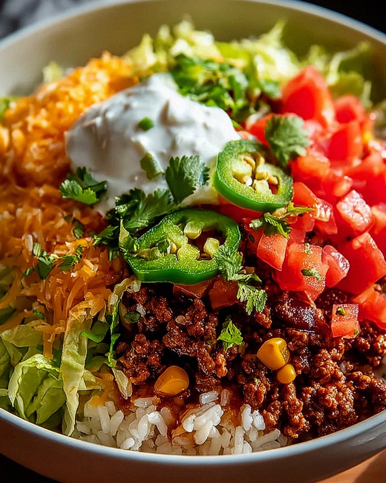 Leckere Taco Rice Bowl – Schnelles Rezept für jeden Tag!