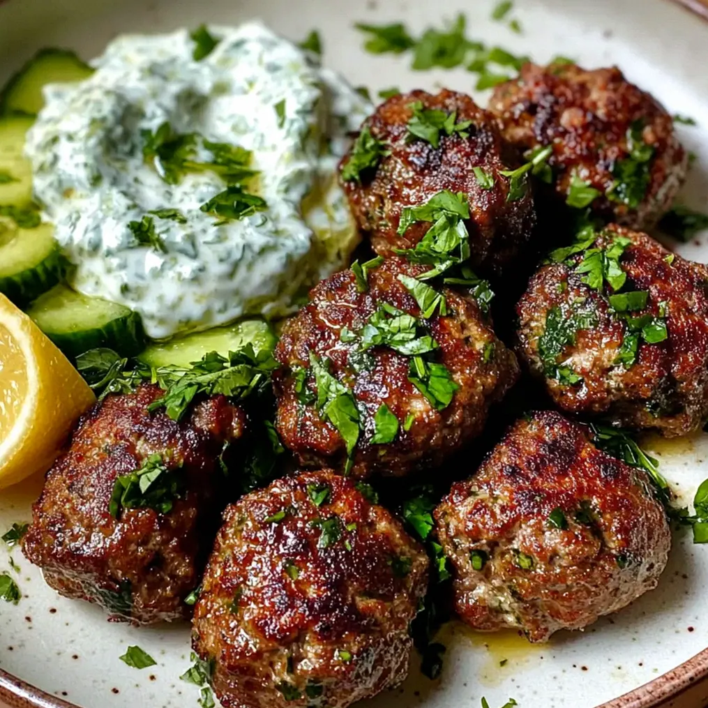 Libanesische Kofta-Fleischbällchen mit erfrischender Sauce – Schritt 1