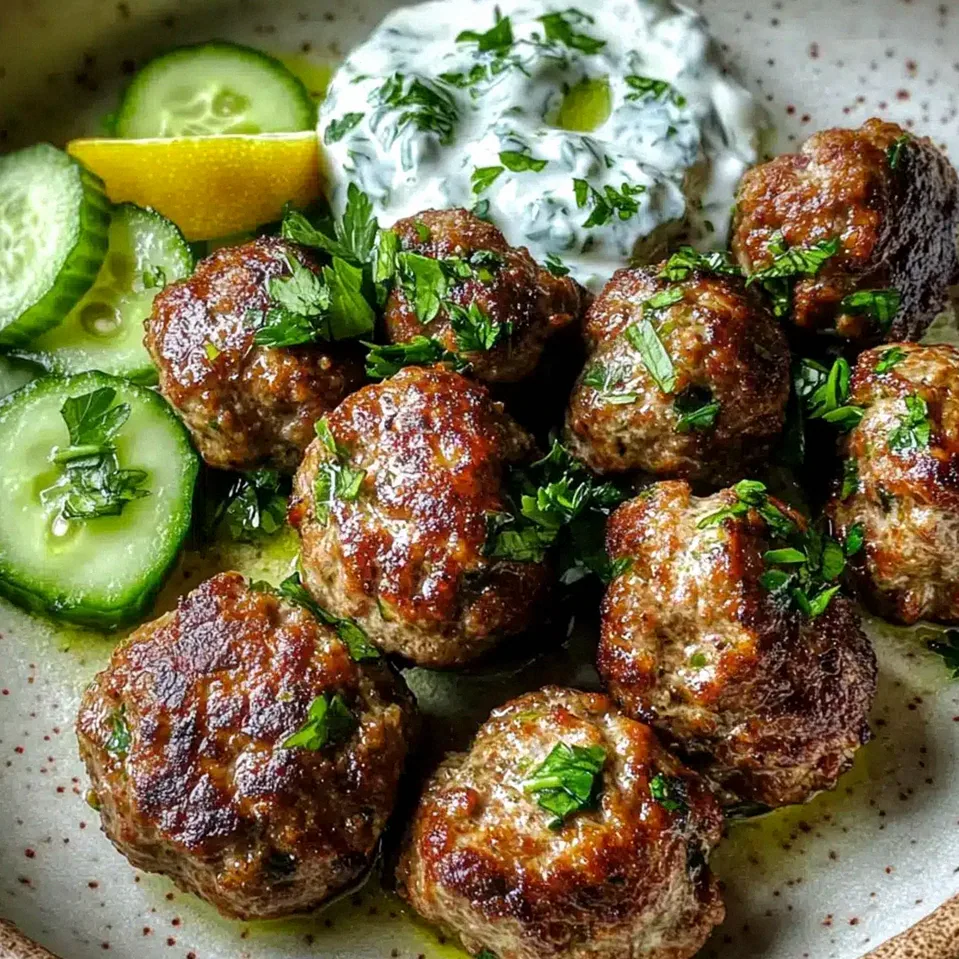 Libanesische Kofta-Fleischbällchen mit erfrischender Sauce – Schritt 2