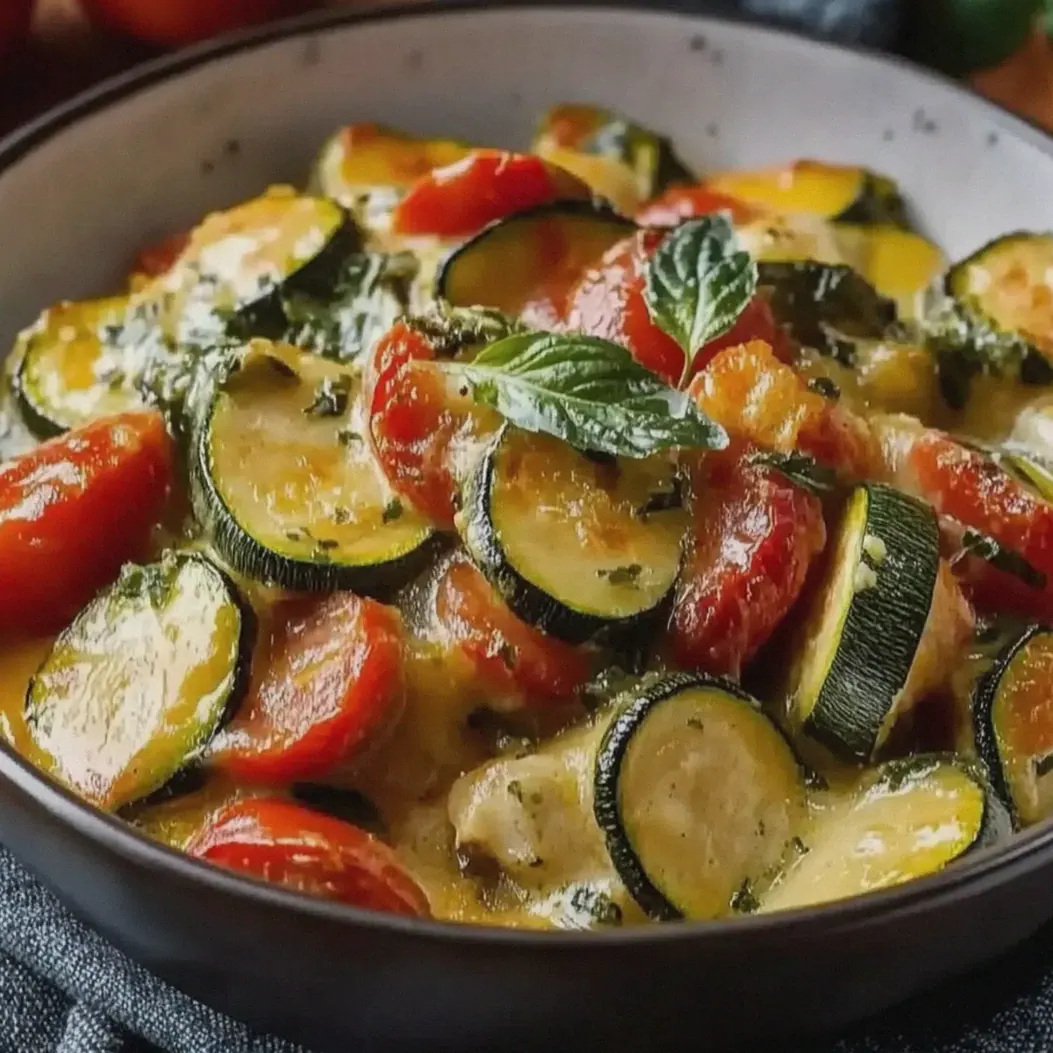 Maultaschenpfanne mit Zucchini Tomaten einfach zubereiten