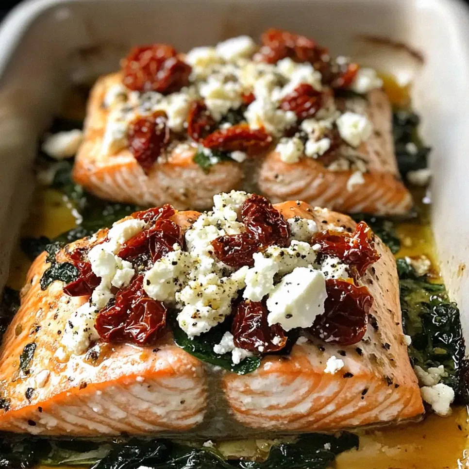 Mittelmeer gebackener Lachs mit Feta und Tomaten – Schritt 1