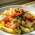 Ofen Lachs Pasta mit Tomaten: Dein schnelles Lieblingsgericht!