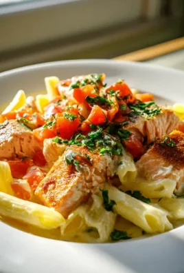 Ofen Lachs Pasta mit Tomaten: Dein schnelles Lieblingsgericht!