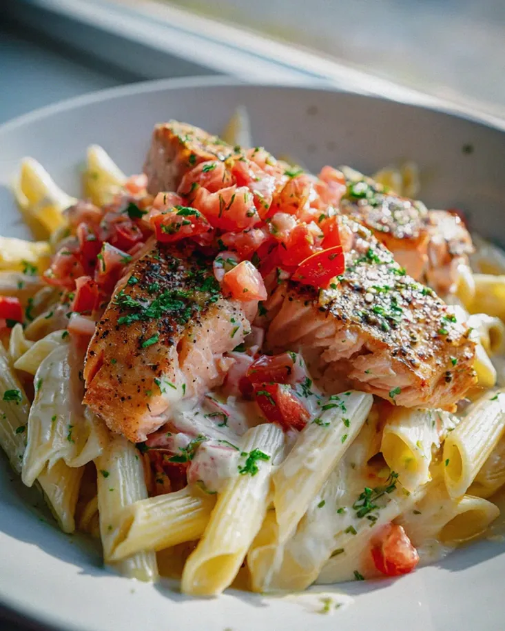 Ofen Lachs Pasta mit Tomaten: Dein schnelles Lieblingsgericht! – Schritt 2