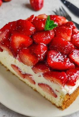 Omas Erdbeerkuchen mit Pudding