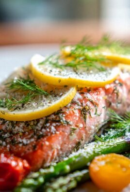 Perfekte Zitronen-Dill Lachs Folienpäckchen – Gesund & easy