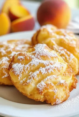 Pfirsichkrapfen – Süße Versuchung aus frischen Früchten