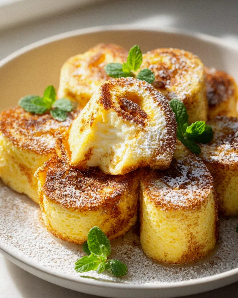 Roules Facon Pain Perdu: Gerollter French Toast Genuss pur!