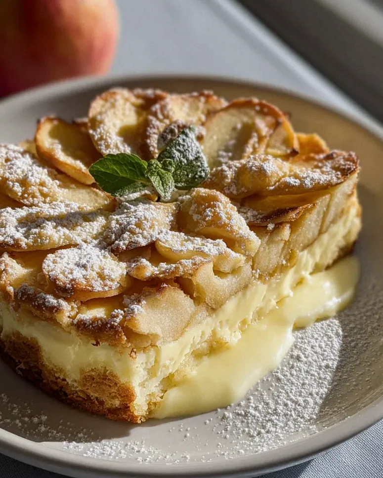 Saftiger Apfel Pudding Kuchen – Einfaches Rezept für Genuss