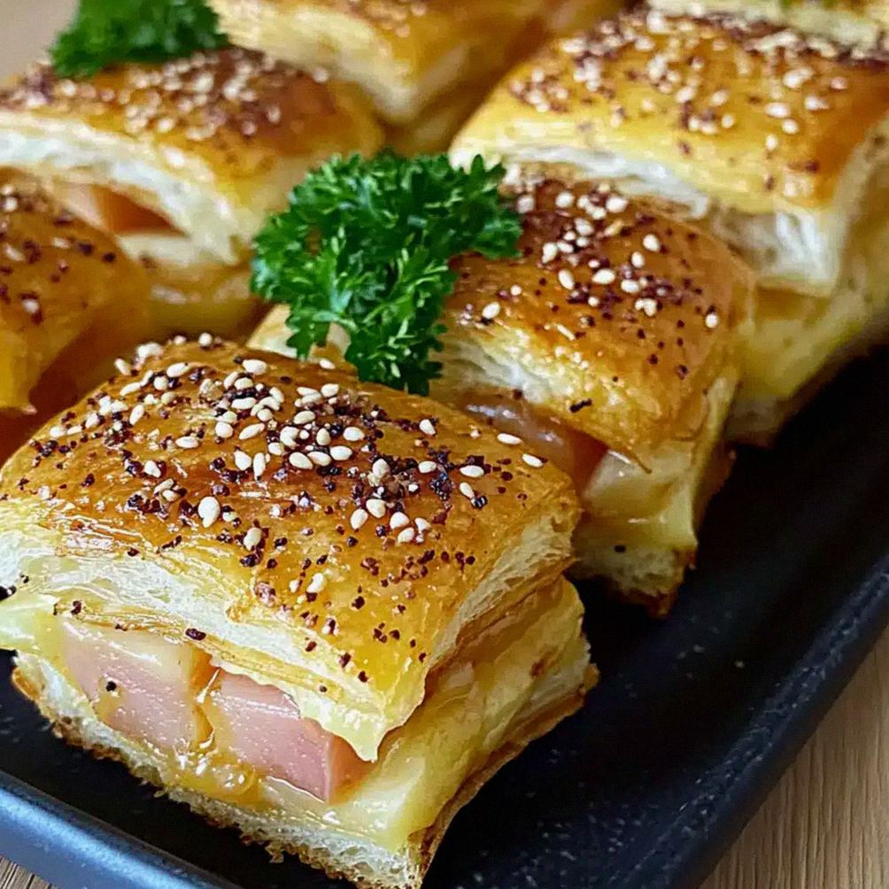 Schnelle Blätterteig-Puten-Käse-Snacks für jedes Event!