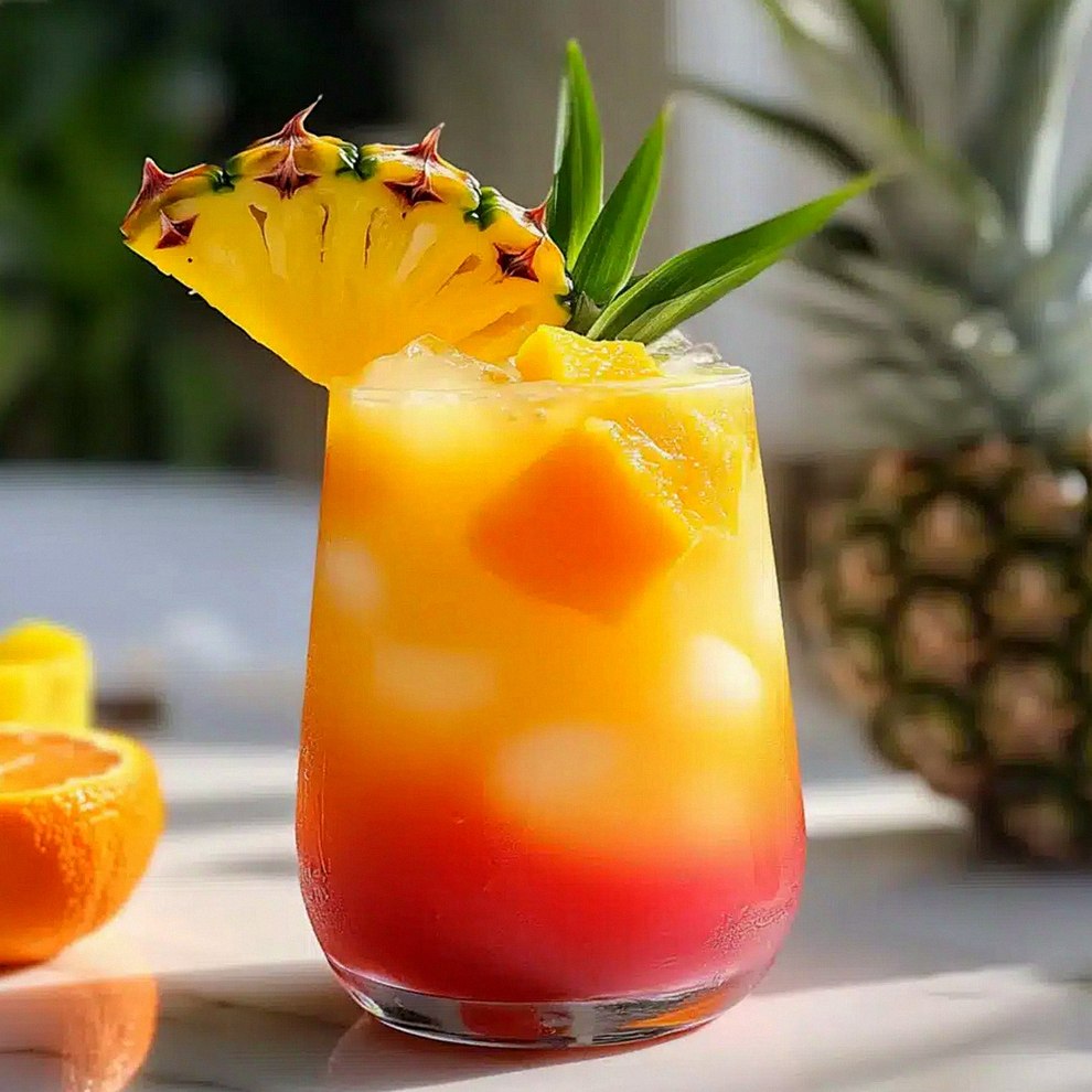 Tropischer Mocktail: Erfrischender Genuss für alle – Schritt 1