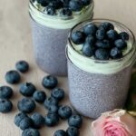 Veganer Blaubeer-Chia-Pudding