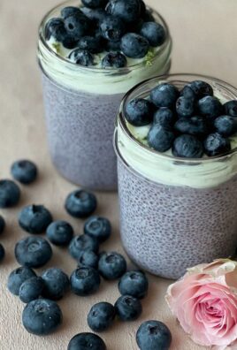 Veganer Blaubeer-Chia-Pudding